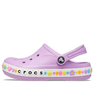 Crocs (TD) Crocs Bayaband Charm Band Clogs „Purple White” 208102-5PR