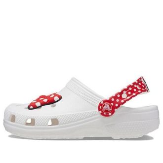 Crocs (TD) Klasyczne chodaki Crocs x Disney Minnie Mouse „Biało-czerwone” 208710-119