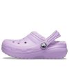 Crocs (TD) Klasyczne chodaki z podszewką Crocs „Fioletowe” 207009-5PR