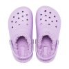 Crocs (TD) Klasyczne chodaki z podszewką Crocs „Fioletowe” 207009-5PR