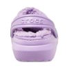 Crocs (TD) Klasyczne chodaki z podszewką Crocs „Fioletowe” 207009-5PR