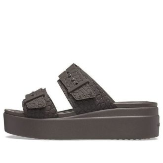 Crocs (WMNS) 2 paski Brooklyn „Brown” 208667-206
