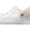 Crocs (WMNS) Baya Lined Fuzz Strap Marbled Clog „White Multi” 209241