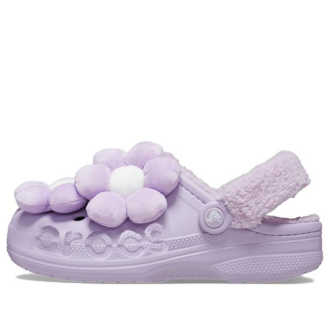 Crocs (WMNS) Baya Lined Fuzz Strap Singles Day „Purple White” 209234-90H