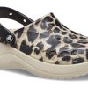 Crocs (WMNS) Baya Platform Animal Print Clogs „Leopard” 208712