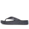 Crocs (WMNS) Baya Platform Glitter Flip Sandals „Black” 208463