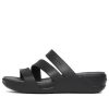 Crocs (WMNS) Boca Strappy Wedge Sandals „Black” 207434-001