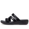 Crocs (WMNS) Boca Strappy Wedge Sandals „Black” 207645-001