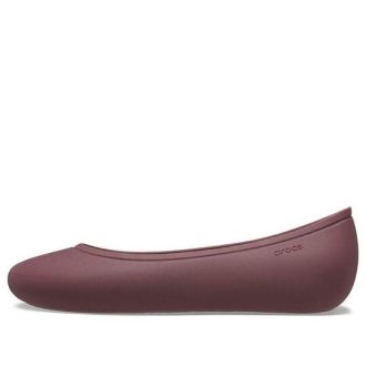 Crocs (WMNS) Brooklyn Flats „Dark Cherry” 209384-6WD