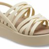 Crocs (WMNS) Brooklyn Strappy Low Wedge „Bone” 206751-2Y2