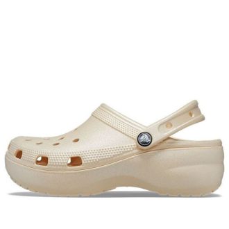Crocs (WMNS) Classic Clog Platform Shimmer „Vanilla” 208590-108