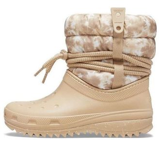 Crocs (WMNS) Classic Neo Puff Luxe Boots „Beige White” 207312-2E9