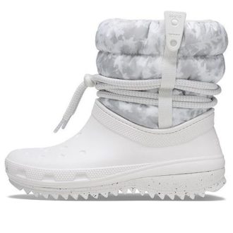 Crocs (WMNS) Classic Neo Puff Luxe Boots „Biało-szare” 207312-1CR