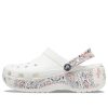 Crocs (WMNS) Classic Platform Americana Paisley Clogs „White” 207337-94S