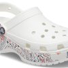 Crocs (WMNS) Classic Platform Americana Paisley Clogs „White” 207337-94S