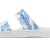 Crocs (WMNS) CrocsInne sportowe kapcie „Biało-niebieskie” 207248-100