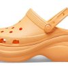 Crocs (WMNS) Klasyczne chodaki Retro Crocs Gruba podeszwa Pomarańczowe małe sandały wieloryb 206302-801