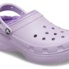 Crocs (WMNS) Klasyczne chodaki z podszewką „Fioletowe” 207938-530