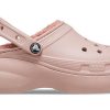 Crocs (WMNS) Klasyczne chodaki z podszewką „Różowe” 207938-6TY