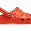 Crocs (WMNS) Klasyczne geometryczne chodaki „Pomarańczowe” 209563-84J