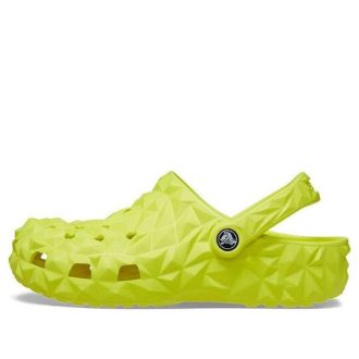 Crocs (WMNS) Klasyczne geometryczne chodaki „zielone” 209563-76M