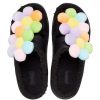 Crocs (WMNS) Klasyczne, przytulne chodaki Daisy „Czarne wielokolorowe” 209240-001