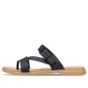 Crocs (WMNS) Minimalistyczne, wygodne kapcie sportowe, czarno-brązowe, 206108-00W