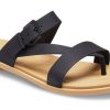 Crocs (WMNS) Minimalistyczne, wygodne kapcie sportowe, czarno-brązowe, 206108-00W