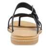 Crocs (WMNS) Minimalistyczne, wygodne kapcie sportowe, czarno-brązowe, 206108-00W