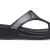 Crocs (WMNS) Monterey Metallic Stylowe Czarne Kapcie 206850-001