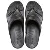 Crocs (WMNS) Monterey Metallic Stylowe Czarne Kapcie 206850-001