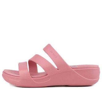 Crocs (WMNS) Monterey Strappy Wedge „Pink” 206304-682