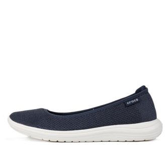 Crocs (WMNS) Przytulne, oddychające, sportowe buty retro Athleisure, niebieskie, 205880-462