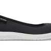 Crocs (WMNS) Reviva Cozy Oddychające Niskie Buty Sportowe Athleisure Casual Czarno Białe 205880-066
