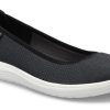 Crocs (WMNS) Reviva Cozy Oddychające Niskie Buty Sportowe Athleisure Casual Czarno Białe 205880-066
