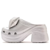 Crocs (WMNS) Siren Metallic Bow Clogs „Silver” 210050-0P1