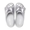 Crocs (WMNS) Siren Metallic Bow Clogs „Silver” 210050-0P1