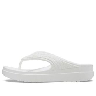 Crocs (WMNS) Sloane Snake Lekkie i Wygodne Kapcie Sportowe Białe 206918-100
