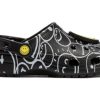 Crocs (WMNS) Smiley World Classic Clogs „Black White Yellow” 873137