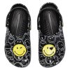 Crocs (WMNS) Smiley World Classic Clogs „Black White Yellow” 873137
