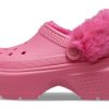 Crocs (WMNS) Stomp Lined Clog „Hyper Pink” 208546-6VZ