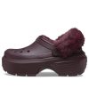 Crocs (WMNS) Stomp Lined Clogs „Dark Cherry” 208546-6WD