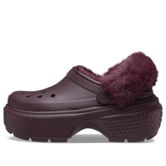 Crocs (WMNS) Stomp Lined Clogs „Dark Cherry” 208546-6WD
