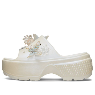 Crocs (WMNS) Stomp Slides „Białe” 210180-100