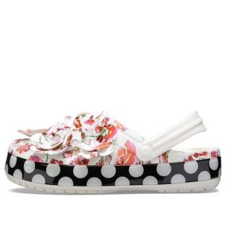 Crocs (WMNS) Timeless Clash Roses Floral Dots Clog „Biało-Czerwono-Czarne” 205372-97D