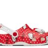 Hello Kitty x Classic Clog Toddler w czerwone kropki