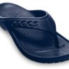 Klapki Crocs Baya Light Cozy Flat w kolorze głębokiego błękitu 11999-410