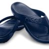 Klapki Crocs Baya Light Cozy Flat w kolorze głębokiego błękitu 11999-410