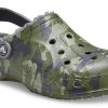 Klapki Crocs Baya Lined Clog Printing z polaru unisex w kamuflażu 205975-97G