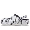Klapki Crocs Baya Lined Clog z polaru unisex, biało-szare, „Biało-szare” 205975-10M